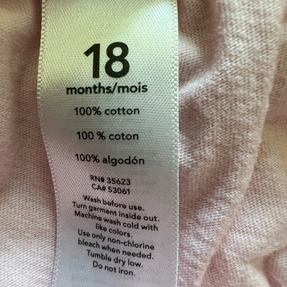 Carters 18-24 months pink unicorn skirt with attached undies - Picture 3 of 5